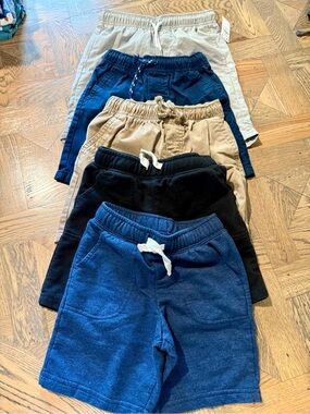 Cat & Jack Boys' Pull-On Shorts in Blue, Black, Khaki, Navy, Light Gray
